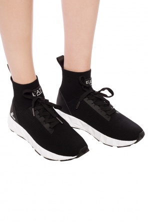 Buty sportowe ze skarpetą za kostkę, zdjęcie 2 Buty sportowe ze skarpetą za kostkę od EA7 Emporio Armani
